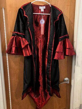 🐻Size S - Halloween Costume - NWT - Black and Red Gothic Jacket